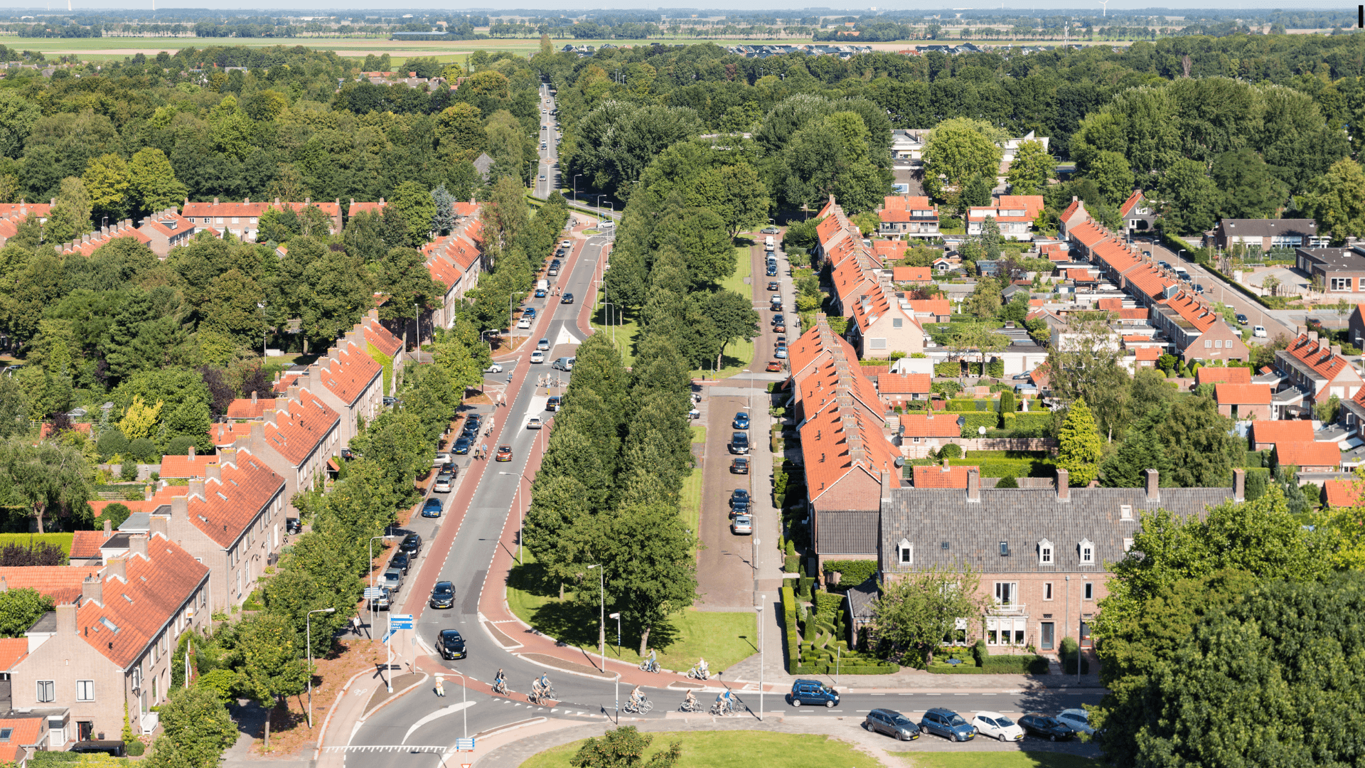 typisch Nederlandse woonwijk